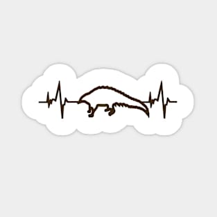 ECG pangolin pangolin image animals heartbeat Sticker